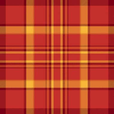 Kırmızı ve altın tonlarında sıcak ekose desenli. Klasik, çok yönlü, arka planlar, tasarımlar ya da mevsimlik temalar için harika. El işleri, giyim ve dijital projeler için mükemmel..