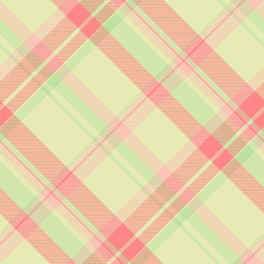 Yumuşak pastel ekose desenli pembe, yeşil ve sarı. Sakinleştirici, klasik tekstil tasarımı, arka plan, giysi ya da klasik yaratıcı projeler için mükemmel..