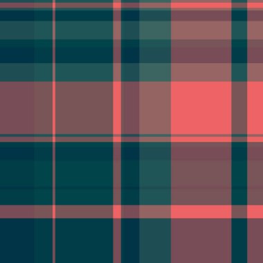 Poster kontrolünde tartan pürüzsüz, kırsal doku kumaş kumaşı. Londra vektör arkaplan ekose deseni kırmızı ve koyu renk paleti.