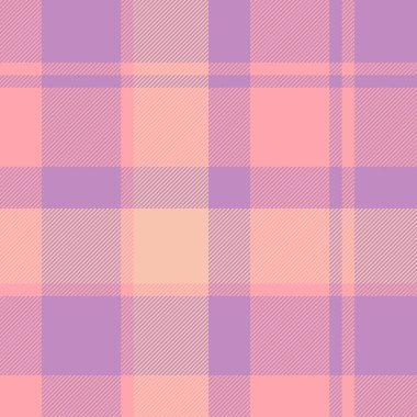 Web sitesi ekoseli temiz, çok renkli kumaş desenli. Pastel ve kırmızı renk paletinde sakin vektör dokusu tekstil arka planı.