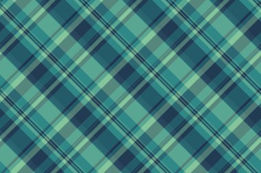 Gündüz desensiz doku, ekoseli vektör kumaşı. Peçe arkaplan tartan Tekstil kontrol gök mavisi ve cyan renk paleti.