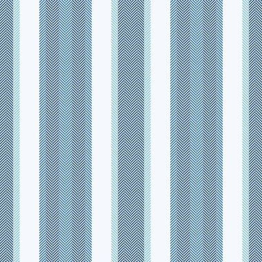 Sevgililer Günü tekstil çizgileri, otel arka planı dikey vektörü. Parçalı desensiz kumaş çizgileri Alice mavi ve cyan renk paletinde.