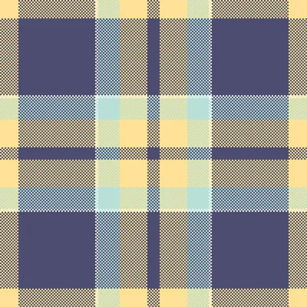 Yatıştırıcı renklerde soyut pikselleştirilmiş ekoseli desen. Özgeçmiş, web tasarımı, giyim ve yaratıcı projeler için çok yönlü tekstil tasarımı klasik, dokulu bir his gerektirir..