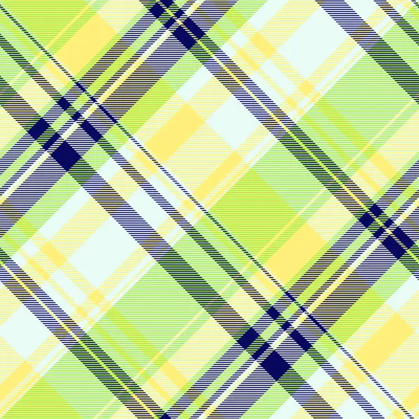 Parlak ekose desenli, kesişen çizgili sarı, yeşil ve lacivert tonlarında. Özgeçmiş, tekstil, moda tasarımları ve yaratıcı projeler için çok yönlü.