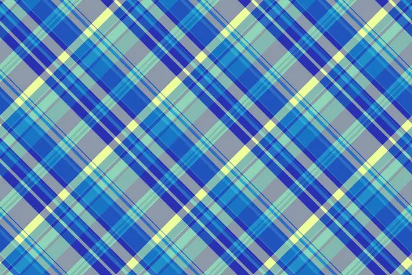 Kumaş dokuma kontrolü, ekoseli pencere dikişsiz. Mavi ve pastel renk paletinde warp arkaplan tekstil vektör deseni.