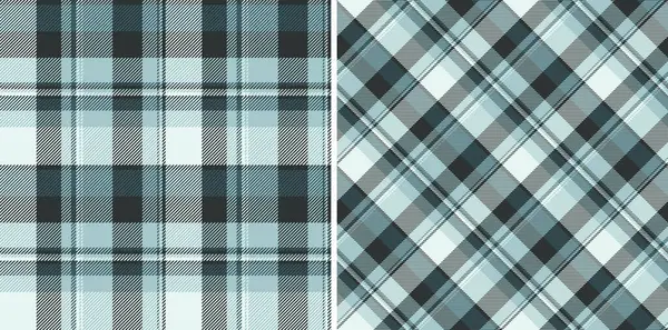 Kalıplaşmış ekose arka planı olan kumaş desensiz kumaş kumaş. Kadınlar için şık eşarplar için soğuk renklere bürünmüş.