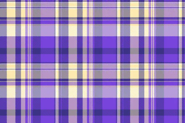 Hassas doku kumaş ekoseli, davetiye arkaplan vektörü pürüzsüz. Kanada desenli tekstil denetimi menekşe ve çivit rengi paleti.