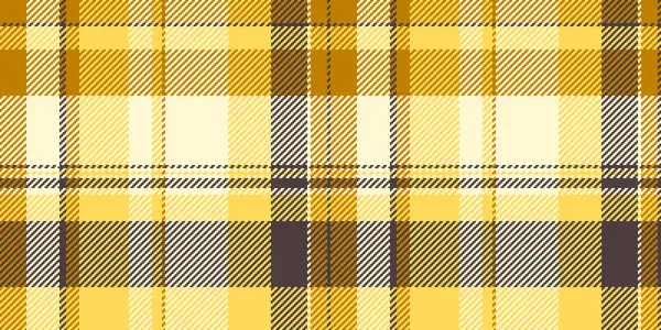 İtalyan ekose kumaşı, Fransız dokusu kontrolü. Vichy vektör tekstil tartan düz açık altın çubuk sarı ve hardal renk paleti.