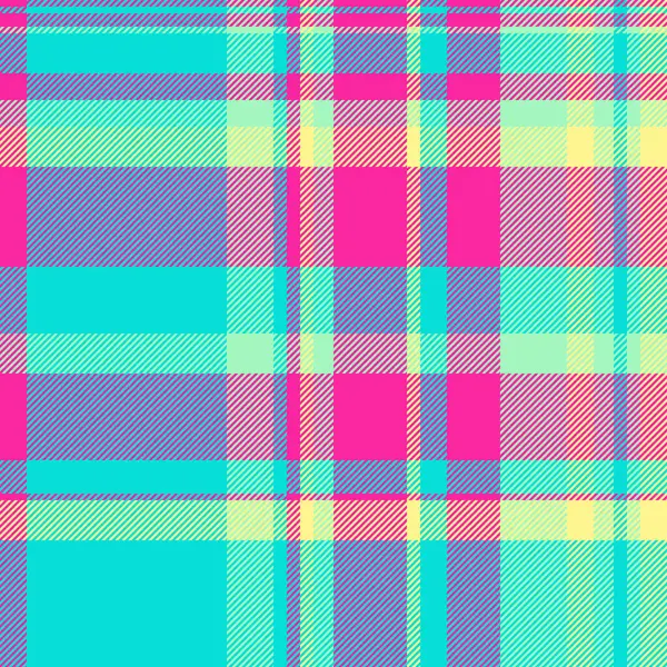 Canlı ekose desenli. Kumaş efektli renkli bir arka plan tasarımı. Tekstil, duvar kağıdı veya moda baskısı için grafiksel kaynak.