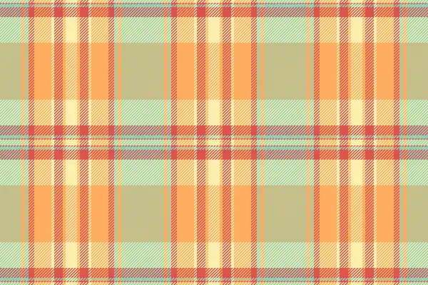 Yaz desenli ekose kumaş, manzarası kusursuz tekstil kontrolü. Turuncu ve sarı renk paletinde tartan dokusu çiziliyor.