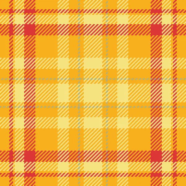 Canlı sarı ve kırmızı ekose desenli. Tekstil tasarımı, moda, duvar kağıdı ya da web sitesi geçmişi için mükemmel. Bu neşeli, sıcak görüntü sonbaharı, rahatlığı ve geleneği çağrıştırıyor..