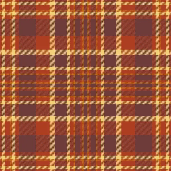 Düzenlenebilir ekose desenli tartan, ergen kumaş çeki. Kırmızı ve kehribar renk paletinde armoni vektör arkaplan dokusu pürüzsüz.