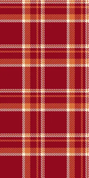 Plank vektör ekose dokusu, kusursuz şablon kontrolü göster. Mendil, kırmızı ve turuncu renk paleti ile tekstil arka plan tartanı.