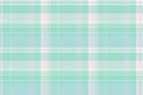 Meksika kusursuz vektörü kontrol et, kumaş arkaplan ekoseli dekore et. Gök mavisi ve açık renk paletinde yumuşak tartan tekstil deseni.