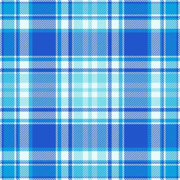Tattersall tartan tekstil kontrolü, kadın arka plan ekose vektörü. Cyan ve açık renk paletinde rahat desenli kumaş pürüzsüz desen.