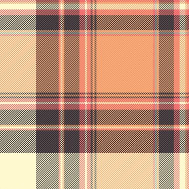 Sıcak, desenli ekose desenli şeftali, krema ve gri tonlarda. Klasik ama modern bir his arayan arka plan, tekstil veya grafik tasarım projeleri için ideal.