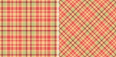Ekose desenli ekose kumaşlı, dikişsiz kumaş deseni. Her durum için mükemmel moda seçimleri için noel renkleriyle ayarlandı.