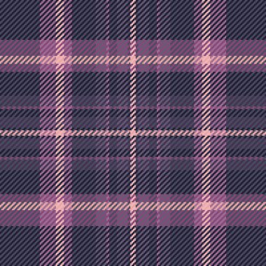 Mor renkli klasik ekose desen. Tekstil tasarımı, moda için çok yönlü bir arka plan ya da biraz klasik cazibe katmak için mükemmel..