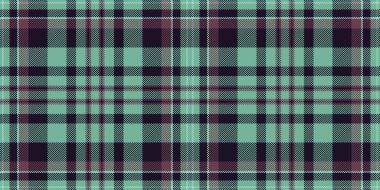 Nane yeşili, mor ve siyah ekose desenli. Tekstil tasarımı, giysi, web sitesi geçmişi veya el işi projeleri için mükemmel..