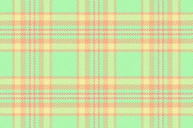 Eskiz kontrol desenli tartan, günlük ekose kumaş. Köpek dişi vektörü kumaş arka planda ışık ve turuncu renk paletinde pürüzsüzdür.