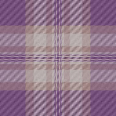 Mor ve bej ekose desenli. Klasik tekstil tasarımı, arka plan, giyim veya grafik tasarım için uygun. Biraz miras ve entelektüellik katar..