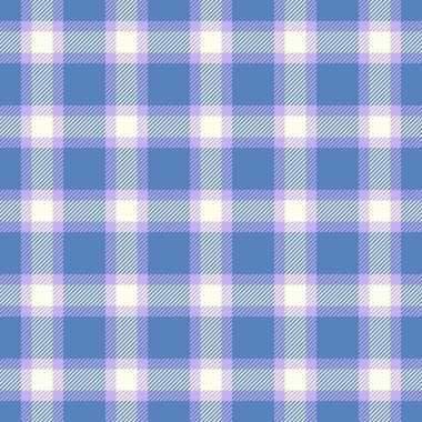 Centilmen desenli tekstil, üretim arka planı pürüzsüz kumaş. Giysiler mavi ve açık renk paletinde ekose desenleri kontrol et.