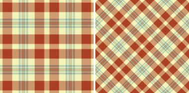 Tartan kumaş desenli kusursuz ekoseli arka plan vektör tekstili. Yaratıcı hediye kâğıdı fikirlerinde sonbahar renklerinde geçmiştir..