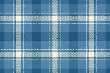 Sonbahar vektör tekstil arka planı, panel kumaş dokusu tartan. Cyan ve açık renk paletindeki ekoseli desenleri katla.