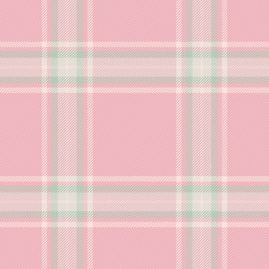 Tek desensiz doku, ekose vektör tartan fikri. Aydınlık ve beyaz renk paletinde tekstil arkaplan kontrolü yap.