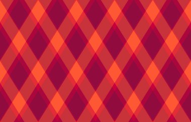 Argyle geometrik eşkenar dörtgenin kusursuz deseni. Harlequin duvar kağıdı tasarımını kontrol et. Web geçmişi için klasik elmas şekilli tekstil malzemesi, baskı kumaşı, kazak, ambalaj kağıdı, hediye kartı, davetiye.