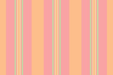 Pastel pembe ve şeftali rengi dikey çizgiler neşeli, minimalist bir desen oluşturur. Arka plan, tekstil ya da markalaşma için mükemmel. Bu yumuşak, zarif tasarım huzur ve neşe hissini uyandırıyor..
