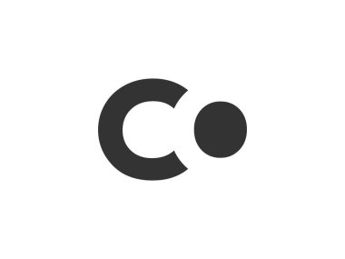 CO yaratıcı geometrik başlangıç tabanlı modern ve minimal logo. Son moda yazı tipleri. Evrensel profesyonel zarif tekno vektör tasarımı.
