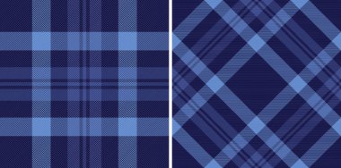 Tartan tekstil dokusuyla kusursuz vektör kumaşının ekose arkaplan deseni. Simetri doku tasarımlarının koyu renklerinde ayarla.