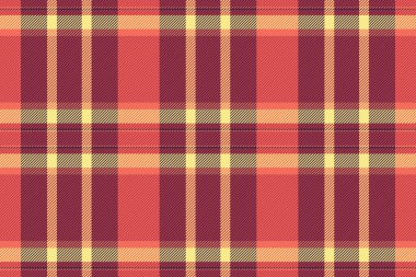 Sıcak ekose desenli kırmızı, sarı ve kahverengi tonlarda kesişen çizgiler. Özgeçmiş, tekstil ya da grafik tasarım projeleri için ideal. Samimi ve klasik bir ortam oluşturur.