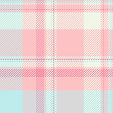Üstü örtülmemiş kumaş deseni, iç ekose arka plan tartanı. Açık ve beyaz renk paletinde satır tekstil denetimi vektör dokusu.