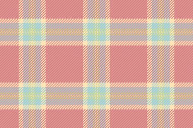 Sıcak, pastel ekose desenli. Nostaljik tekstil tasarımı rahatlığı çağrıştırıyor. Arkaplan, giysi, grafik projeleri ve mevsimsel içerik için kullan.