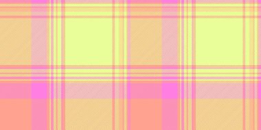 Kalıplaşmış kumaş dokusu, düzensiz vektör. Kireç ve kırmızı renk paletinde ağ tekstil tartan arka plan kontrolü.