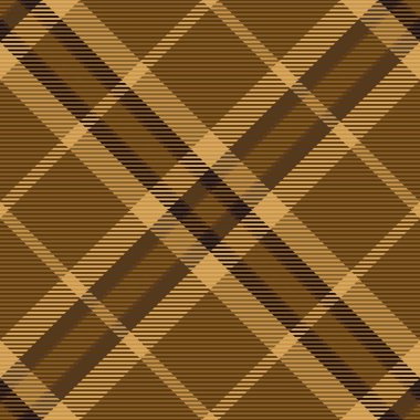 Glen kusursuz tekstil kontrolü, mükemmel desenli tartan vektörü. İkonik kumaş dokusu turuncu ve kehribar renk paleti ile ekoseli.