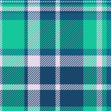 Klasik ekose desenli, deniz mavisi, yeşil ve deniz mavisi. Kusursuz desenli, ince desenli bir tartan tasarımı. Tekstil, arkaplan ve grafik tasarım projeleri için çok yönlü.