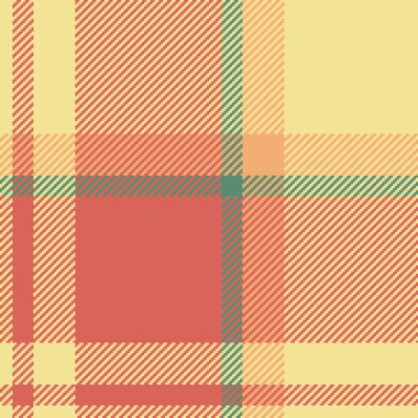 Sıcak sonbahar renkleriyle süslü ekose desenli. Klasik bir tekstil tasarımı arka planlar, kumaşlar ve geleneksel dokular için harikadır..