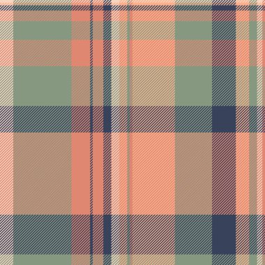 Klasik ekose desenli yumuşak, sessiz renklerde. Geleneksel, samimi bir his gerektiren arka plan, giysi veya tasarım unsurları için çok yönlü bir tekstil tasarımı ideal..