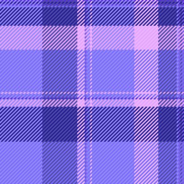 İrlanda kumaşı dikişsiz vektör, köpek dişi ekose kumaş kontrolü. Çivit ve açık renk paletinde Horizon tartan arkaplan tekstil deseni.