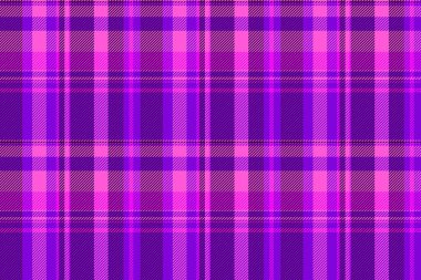 Pembe ve mor tonlarda canlı ekoseli desen. Geçmişler, tekstil, moda veya el işi için ideal. Sıcaklık ve samimiyet hissi uyandırıyor. Çok yönlü ve şık tasarım.