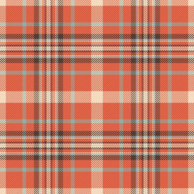 Rüya gibi desen kumaş, karmaşıklık kusursuz arka plan vektörü. Fikir tartan ekose kumaş kontrolü kırmızı ve pastel renk paleti.