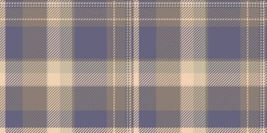 Yarı kumaş tartan vektör, evlilik desenli tekstil. 1970 'lerin arka planı pastel ve açık renk paletinde ekoseli kontrol et.