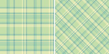 Klasik ekose desen seti. Kumaş, kağıt ürünleri veya tasarım projeleri için kusursuz, çok yönlü bir arka plan. Sakinleştirici renkler klasik modern tarzları çağrıştırıyor.