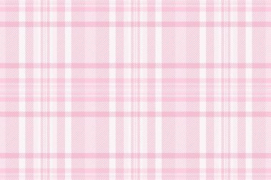 Yumuşak pembe ekose desenli. Özgeçmiş, giyim ve yaratıcı projeler için çok yönlü bir tekstil tasarımı. Zarif, klasik ve tatlı. Kusursuz tekrarlanabilir doku.