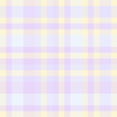 Kadife pürüzsüz tartan, grafik desenli tekstil kumaş. Konforlu doku arka plan vektörü ekoseli ışık ve mısır ipeği renk paleti.