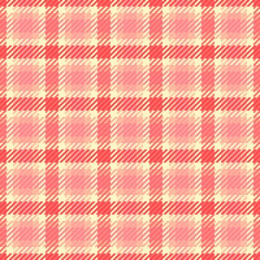 Sıcak, samimi ekose desenli, kırmızı ve bej tonlarında. Geçmişler, tekstil, tatil tasarımları için ideal, ya da kırsal, dokulu bir dokunuş eklemek için.
