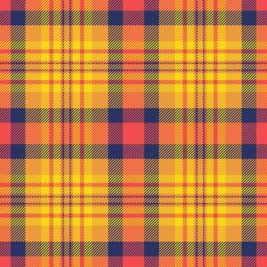 Klasik kesişen çizgiler ve kareler içeren canlı ekose desenler. Arka plan, tekstil, moda ya da şenlikli, sıcak ve rahat mevsimlik tasarım için ideal.